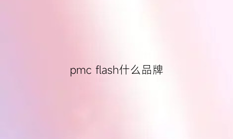 pmcflash什么品牌(cpfm什么牌子)